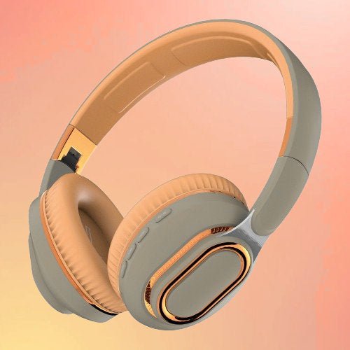 Yellow-Green Wireless Bluetooth Headphones image 2